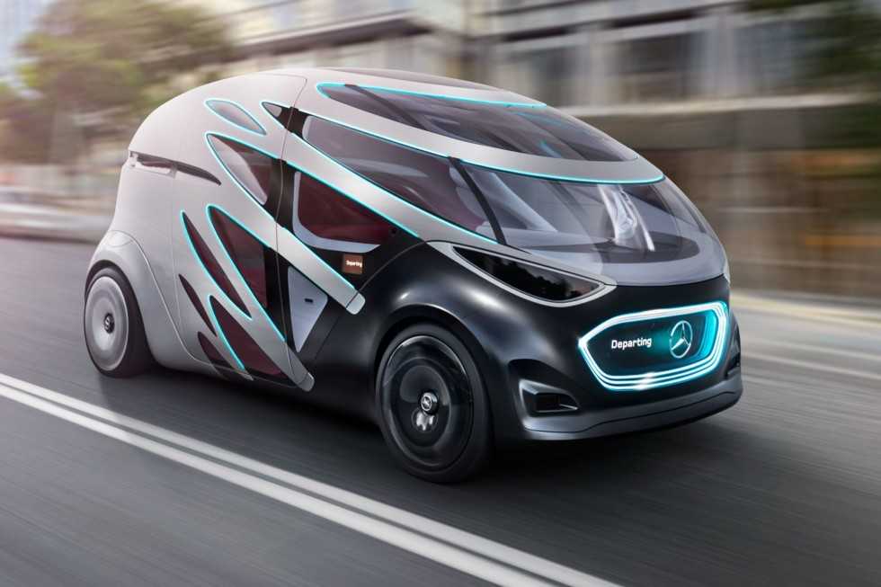 Беспилотный автомобиль-яйцо – таким видят будущее дизайнеры Mercedes-Benz.