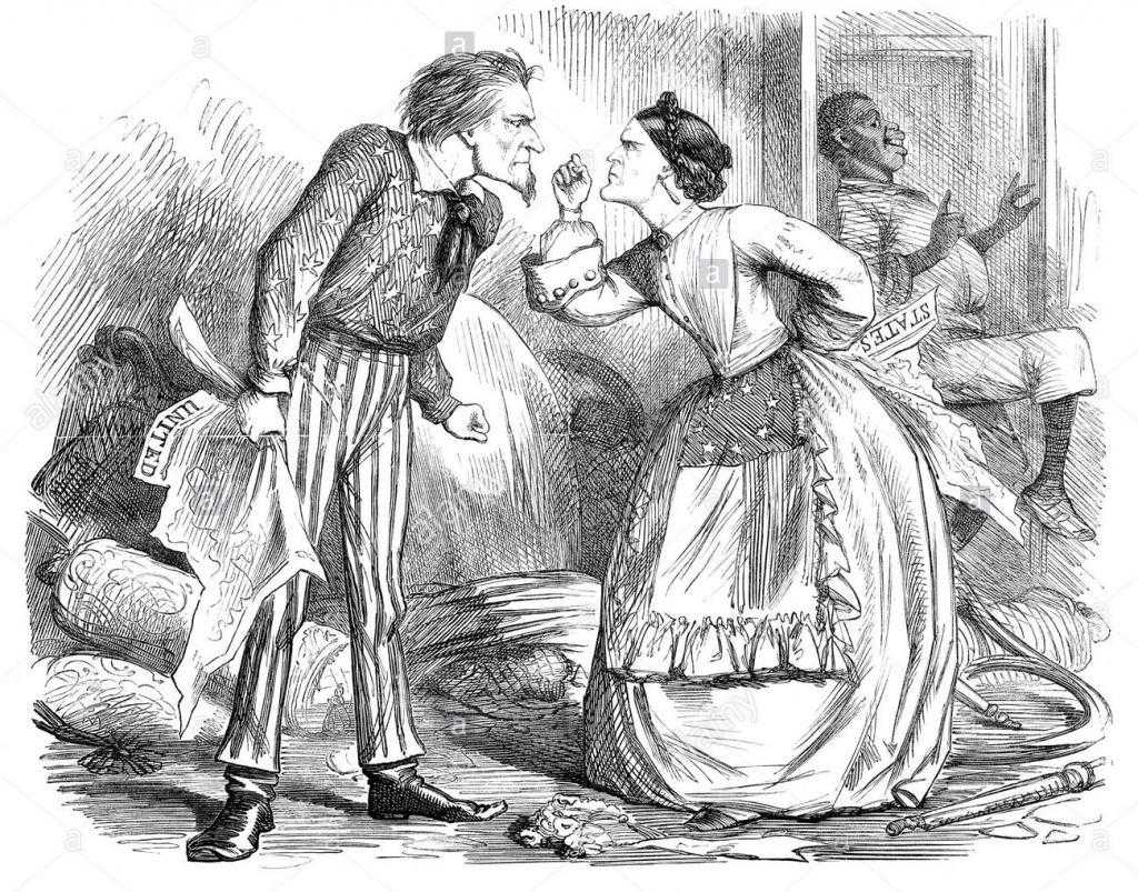 Карикатура второй половины XIX века