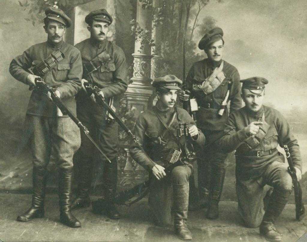 Солдаты первой Чехословакии.