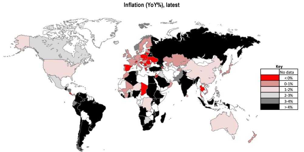 карта инфляции