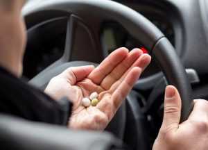 Запрет приема ряда медикаментов за рулем