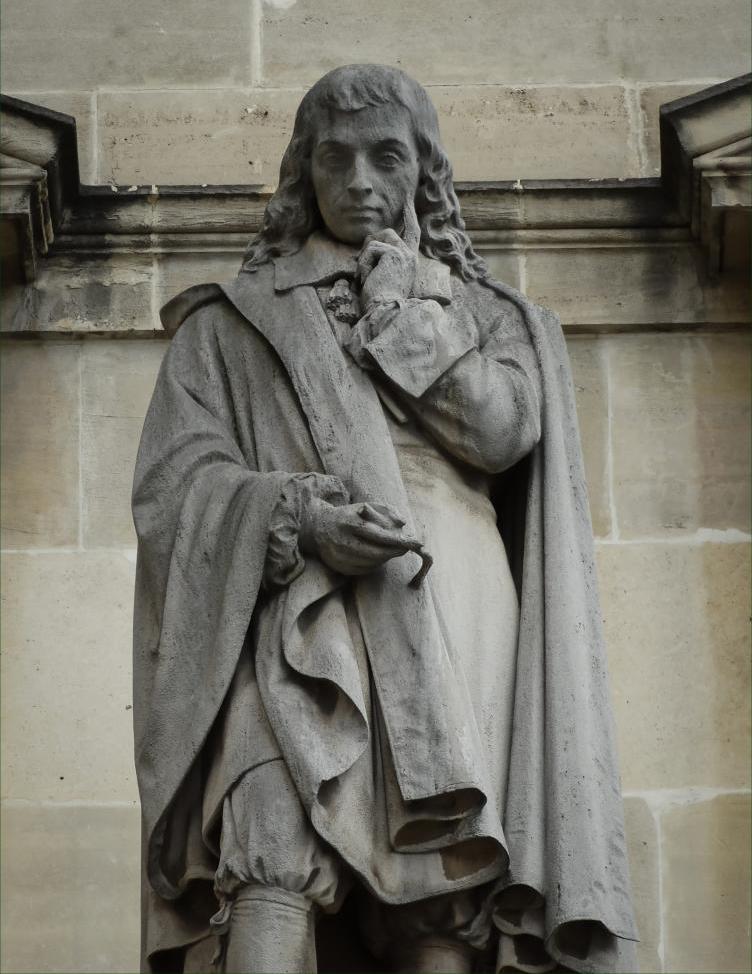 Статуя Паскаля в Париже