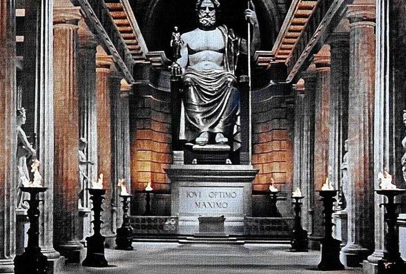 модель храма Юпитера Капитолйского