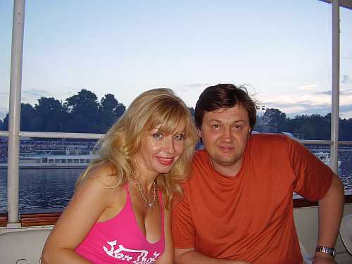 Игорь Слуцкий с женой
