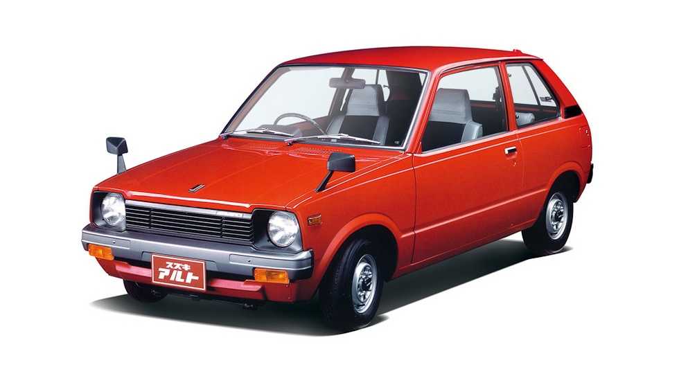 Suzuki Alto первого поколения (1979–1984), эту модель поставляли и на экспорт