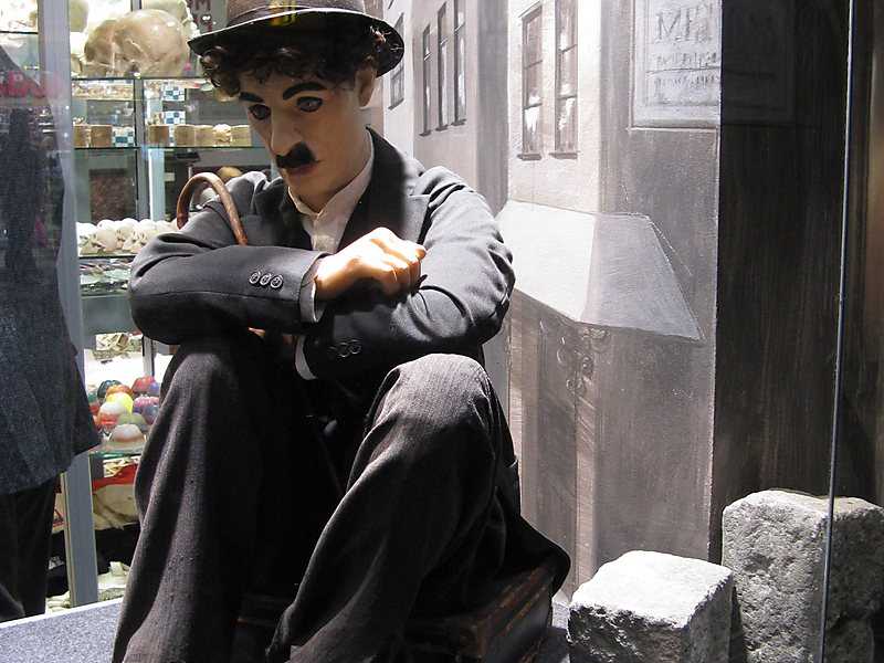 Популярная фигура Чарли Чаплина
